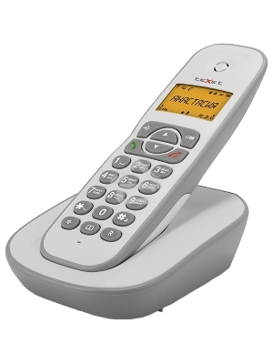 Радиотелефон teXet TX-D4505A Dect белый-серый