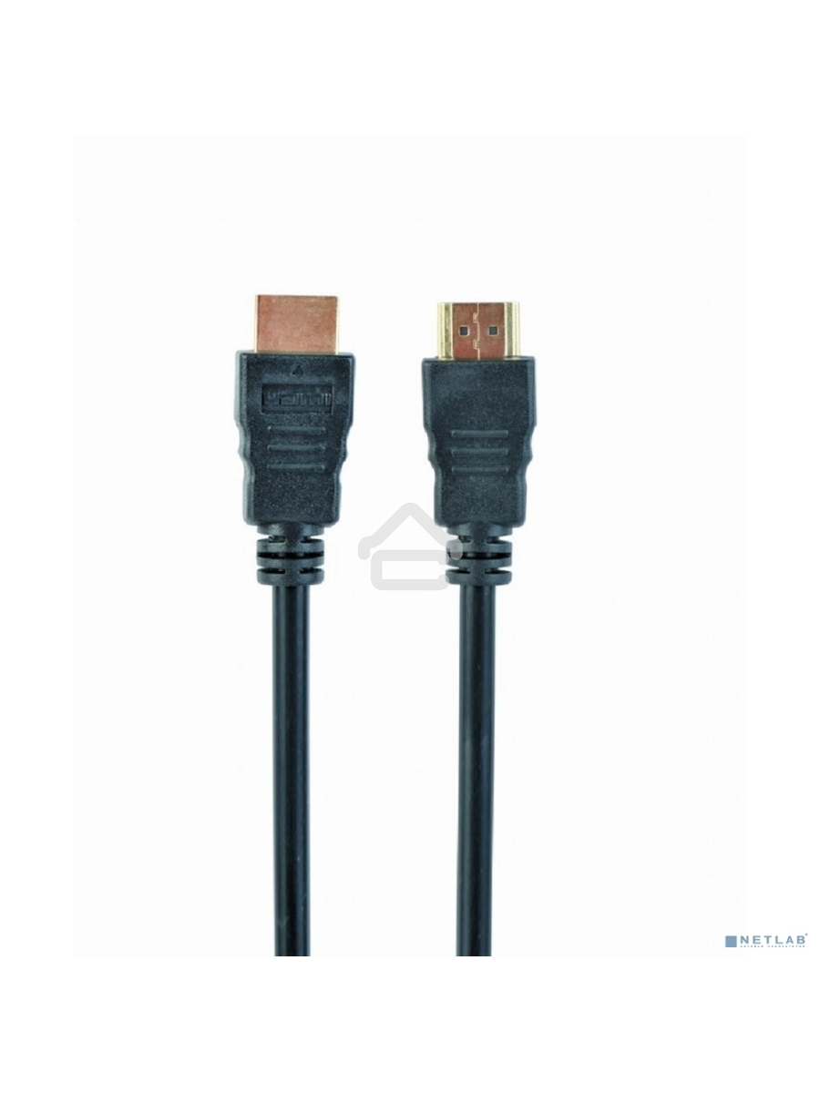 Кабель Cablexpert HDMI CC-HDMI4-20M, 19M/19M, v2.0, медь, позол.разъемы, экран, 20м, черный, пакет