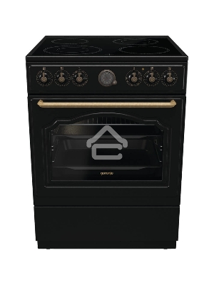 Электрическая плита Gorenje GECS6B71CLB черный стеклокерамика (без крышки)