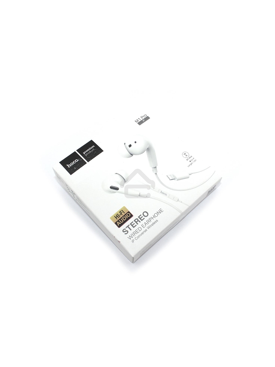 Наушники HOCO М1 Pro original series Earphone Lightning белый