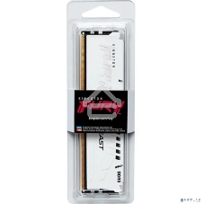 Оперативная память Kingston Fury Beast, DDR5, 16Gb (1x16GB), 5600MHz, CL36, DIMM, с радиаторами, белый