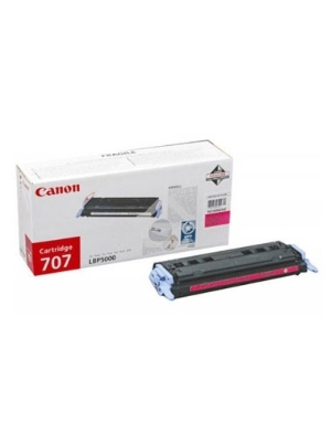 Картридж лазерный Canon 707M (9422A004) Magenta пурпурный, 2000 стр., для LBP 5000/5100