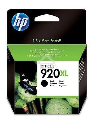 Картридж струйный HP 920XL CD975AE черный для HP OJ 6000/6500 (1200стр.)