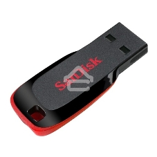 Флешка USB Sandisk 64Gb Cruzer Blade SDCZ50-064G-B35 USB 2.0 черный/красный
