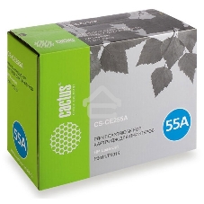 Картридж лазерный Cactus CS-CE255AS черный (6000 стр.) для HP LaserJet P3011/P3015