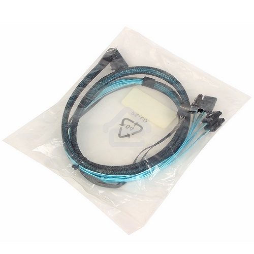 Кабель ACD-RA8643-SATASB-08M, Internal SFF8643-to-4xSATA+SB (HDmSAS (ПРЯМОЙ) -to- 4xSATA+SideBand) 75см (аналог LSI00410, LSI00409, 2279800-R) (6705170)