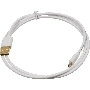 Кабель USB2.0 2A Square USB A (m)/micro USB B (m) 1м Позолоченные контакты
