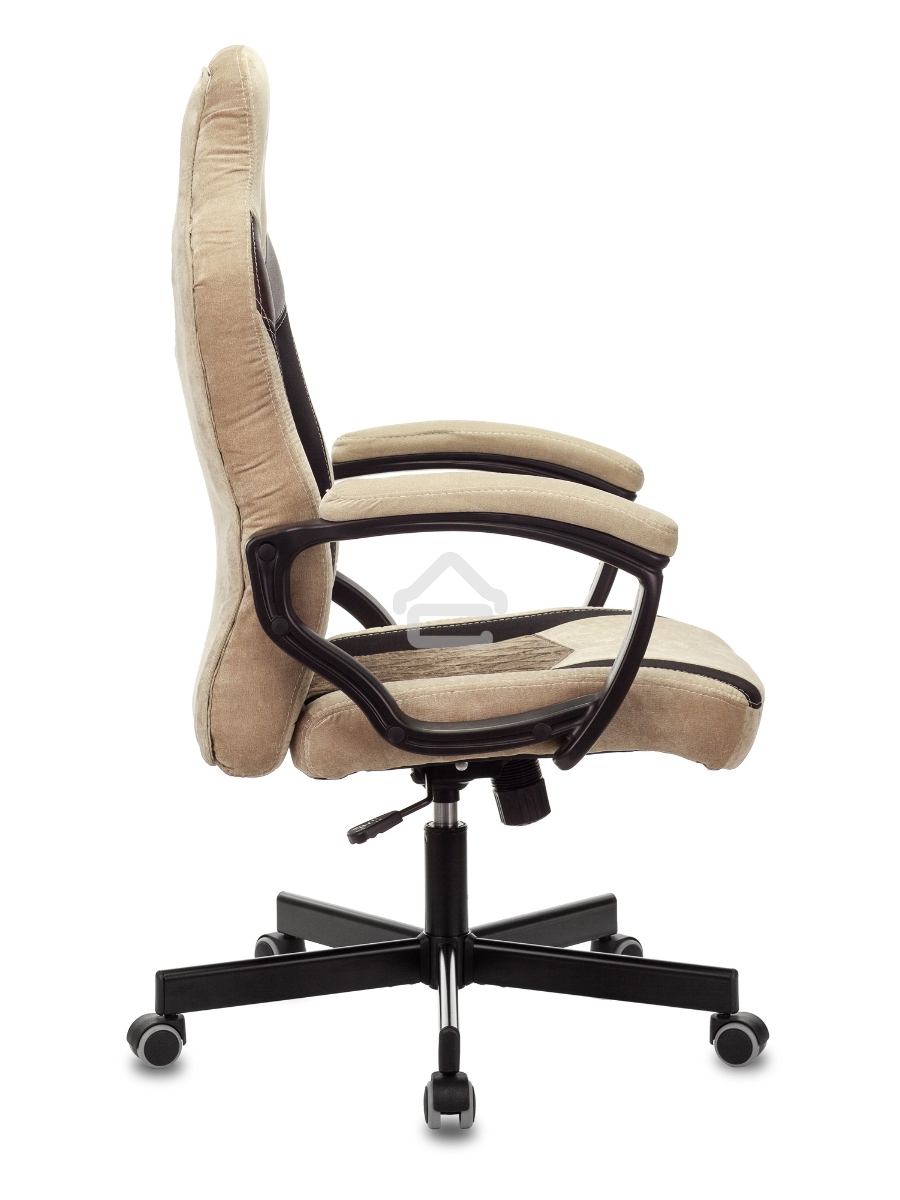 Кресло игровое Бюрократ VIKING 6 KNIGHT BR FABRIC коричневый, крестовина металл/пластик