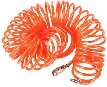 Шланг спиральный для пневмоинструмента PATRIOT PU 156x8мм полиамид быстросъем.