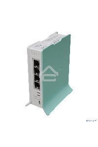 Роутер беспроводной MikroTik hAP ax lite (L41G-2AXD) AX600 10/100/1000BASE-TX голубой