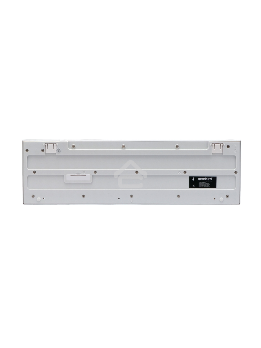 Комплект беспроводной клавиатура+мышь Gembird KBS-6000-W, 104кл+4кн, 12Fn, 800-1600 DPI, радиоканал, белый