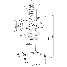 Стойка для телевизора Cactus CS-ST1146WT белый 37