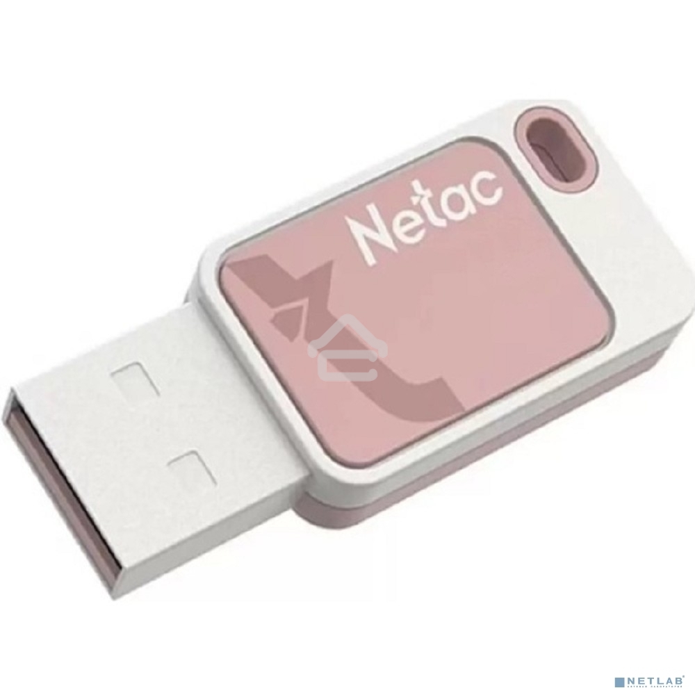 Флешка USB Netac UA31 (NT03UA31N-016G-20P), 16Gb, USB 2.0, R/W 110/45, розовый/белый