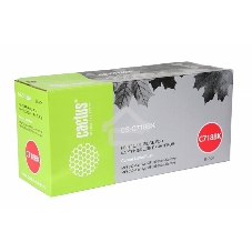 Картридж лазерный Cactus CS-C718BK черный (3400 стр.) для принтеров Canon i-Sensys MF8330/MF8340/MF8350/MF8360/MF8540/MF8580/LBP7200/7210/7660/7680