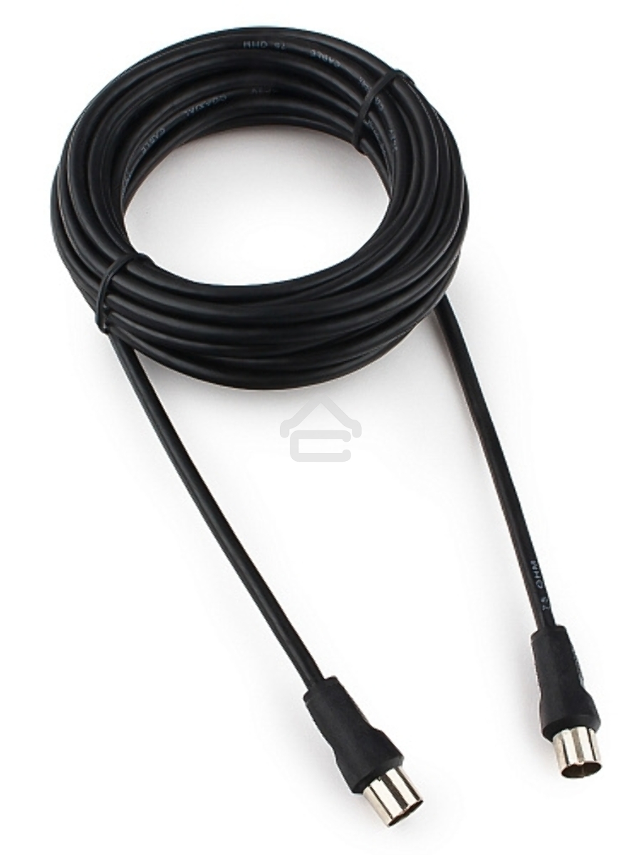 Кабель телевизионный Cablexpert, CCV-515-5M, Coaxial M/F, 5м