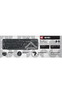Клавиатура Defender HB-420  проводная, USB, черный