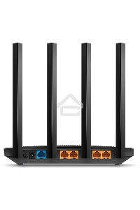 Роутер беспроводной TP-Link Archer C6U AC1200 10/100/1000BASE-TX/4G ready черный