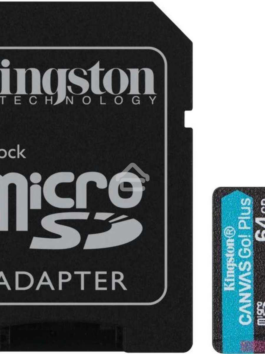 Флеш карта Kingston 64GB microSDXC Canvas Go Plus 170R A2 U3 V30 Card + ADP EAN: 740617301045