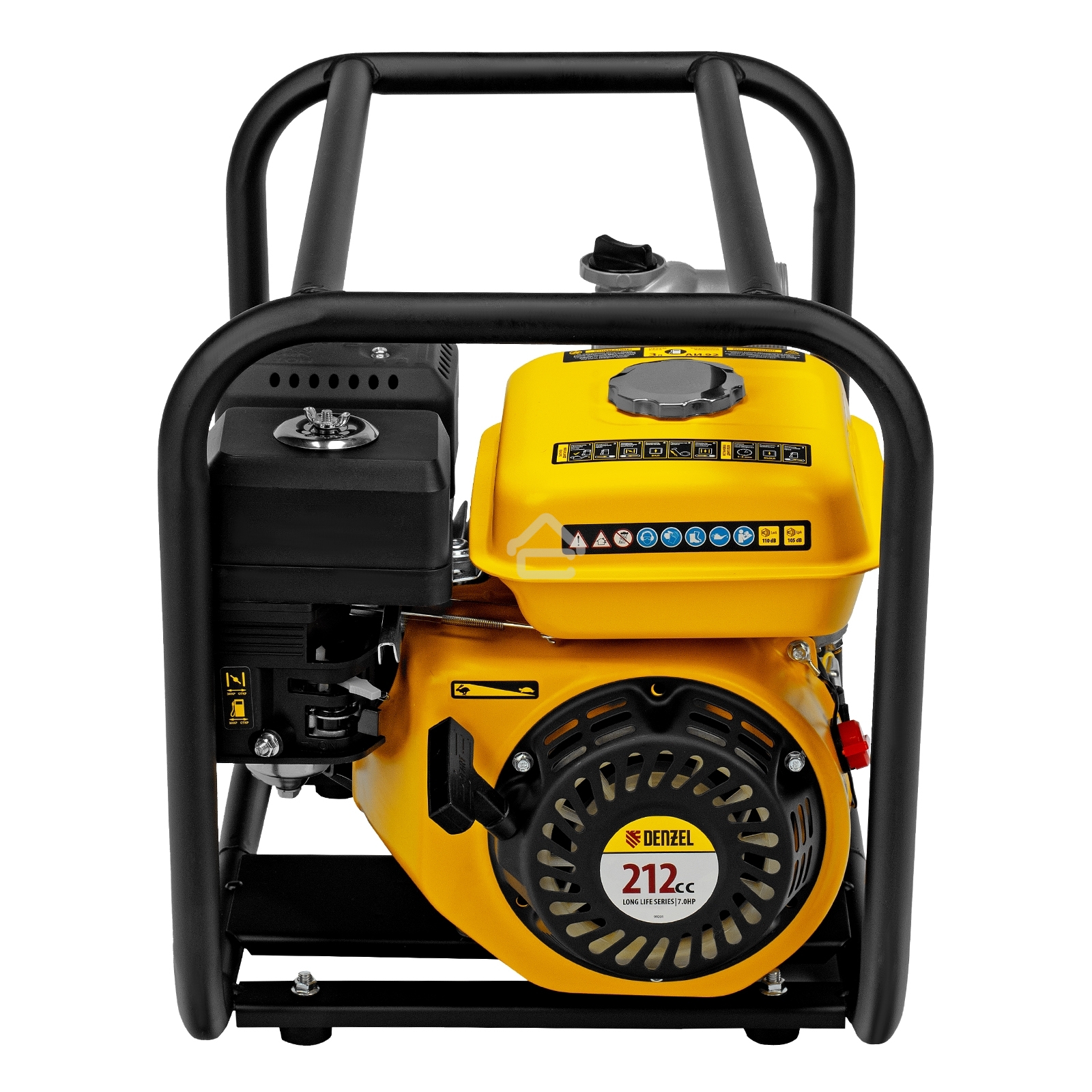 Мотопомпа бензиновая для чистой воды Denzel PX-50, 7 л.с., 2