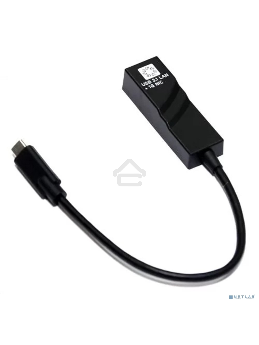 Кабель-адаптер 5bites UA3C-45-07BK USB3.1 / RJ45 1G / BLACK