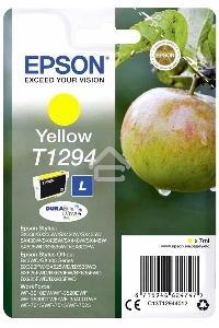 Картридж струйный Epson T1294 (C13T12944012/C13T12944011/C13T12944010) желтый, 7 мл., для SX420/425/525WD/B42WD/BX320FW
