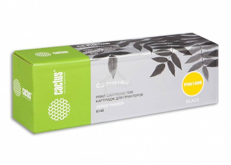 Картридж лазерный Cactus CS-PH6140B (106R01484) черный (2600 стр.) для Xerox 6140