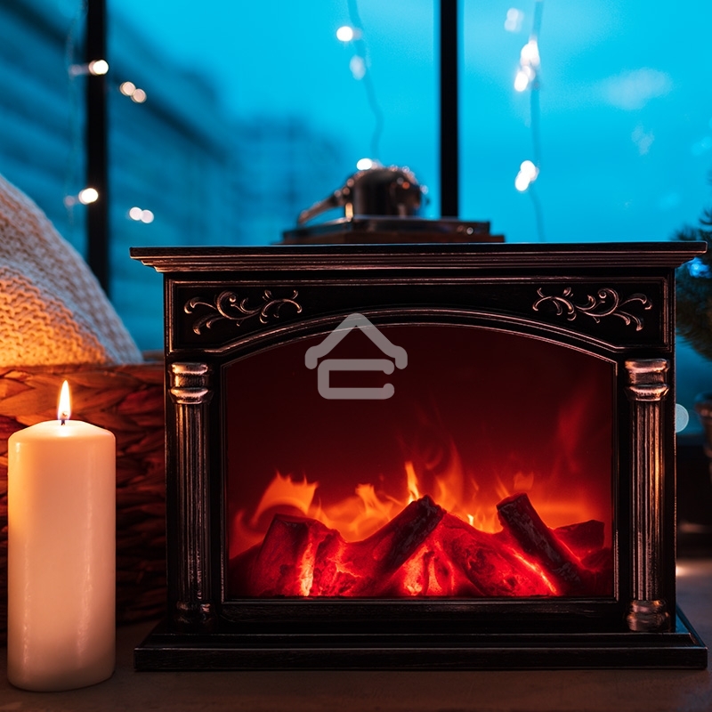 Светодиодный камин Neon-night 