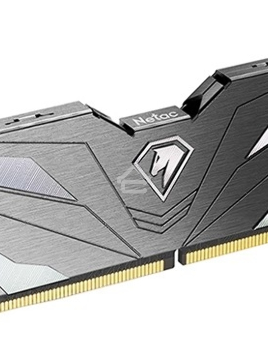 Оперативная память NETAC, DDR4, 8GB (1x8GB), 3200MHz, CL16, DIMM, с радиатором, чёрный