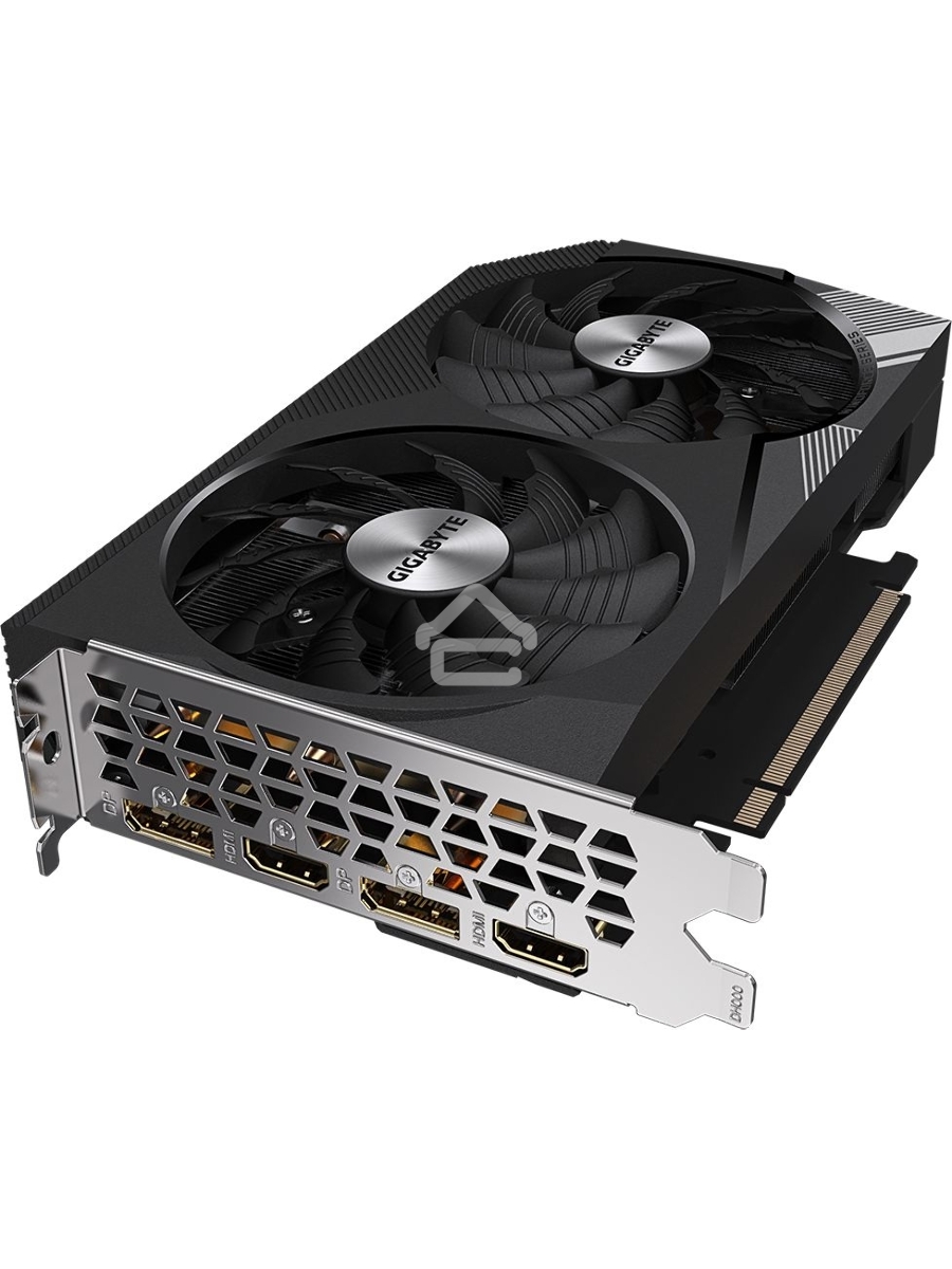 Видеокарта Gigabyte GV-N3060WF2OC-12GD (V2.0) PCIE16 12288Mb 192 GDDR6 1792/15000 HDMIx2 DPx2 HDCP Ret