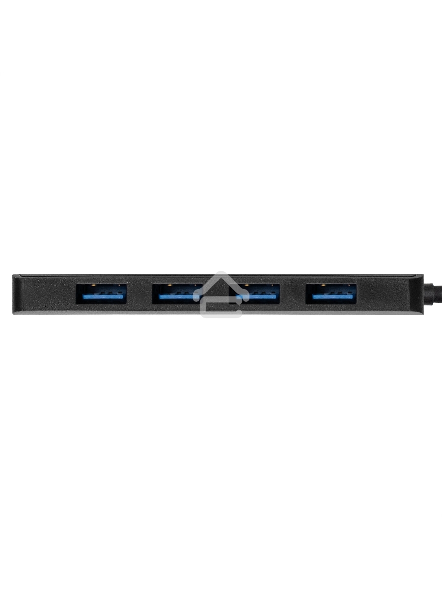 Хаб USB (концентратор) ExeGate DUB-4P/1 (кабель-адаптер USB3.0 --> 4xUSB3.0, Plug&Play, черный)