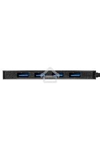 Хаб USB (концентратор) ExeGate DUB-4P/1 (кабель-адаптер USB3.0 --> 4xUSB3.0, Plug&Play, черный)