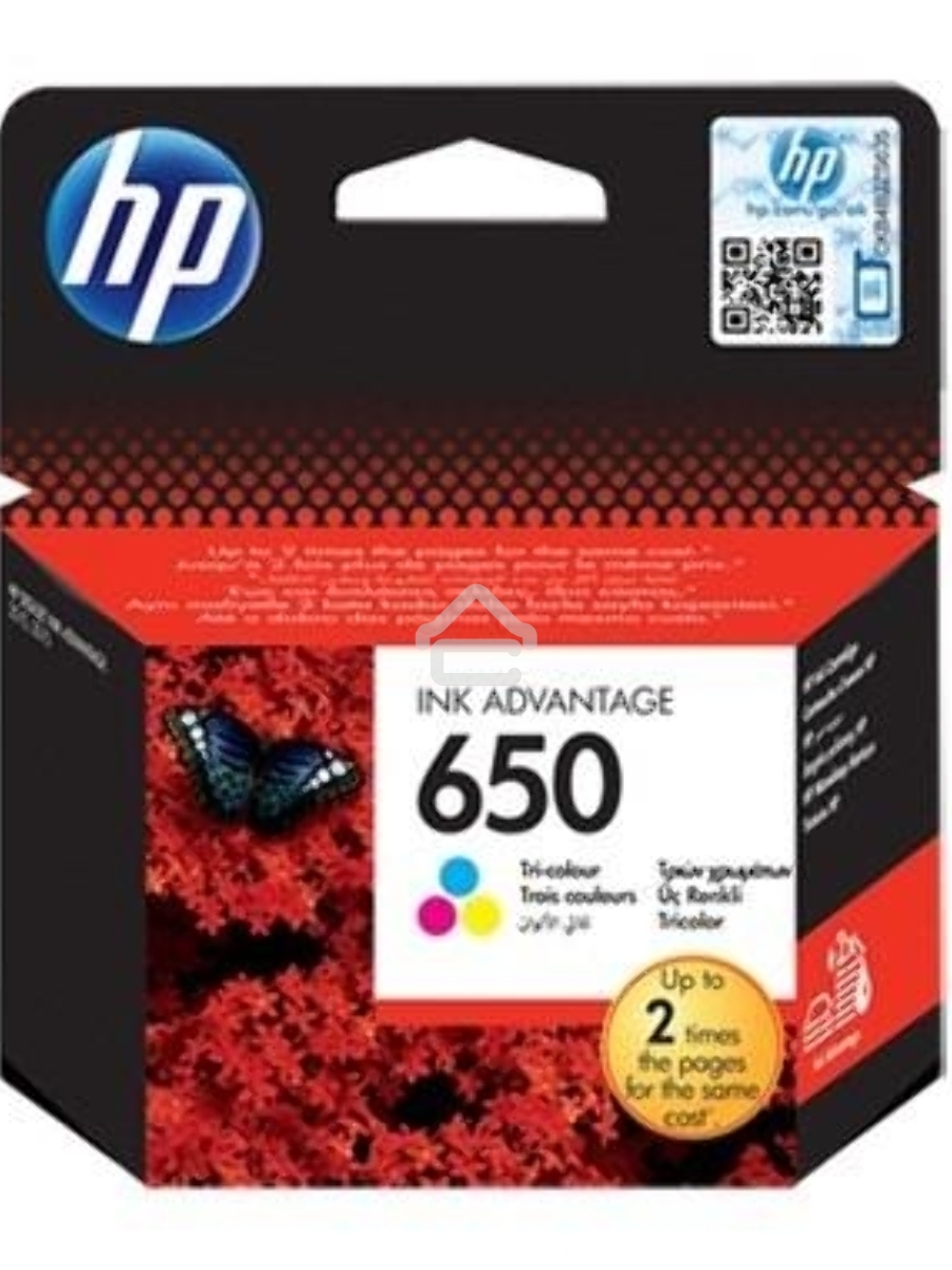 Картридж струйный HP 650 CZ102AE многоцветный для HP DJ IA 2515/2516 (200стр.)