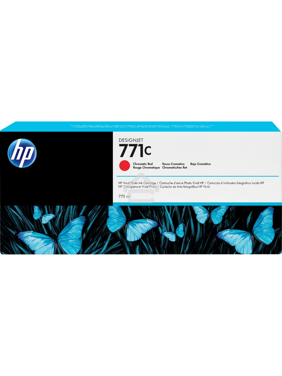 Картридж струйный HP №771C B6Y08A хроматический красный для HP DJ Z6200 (775мл)