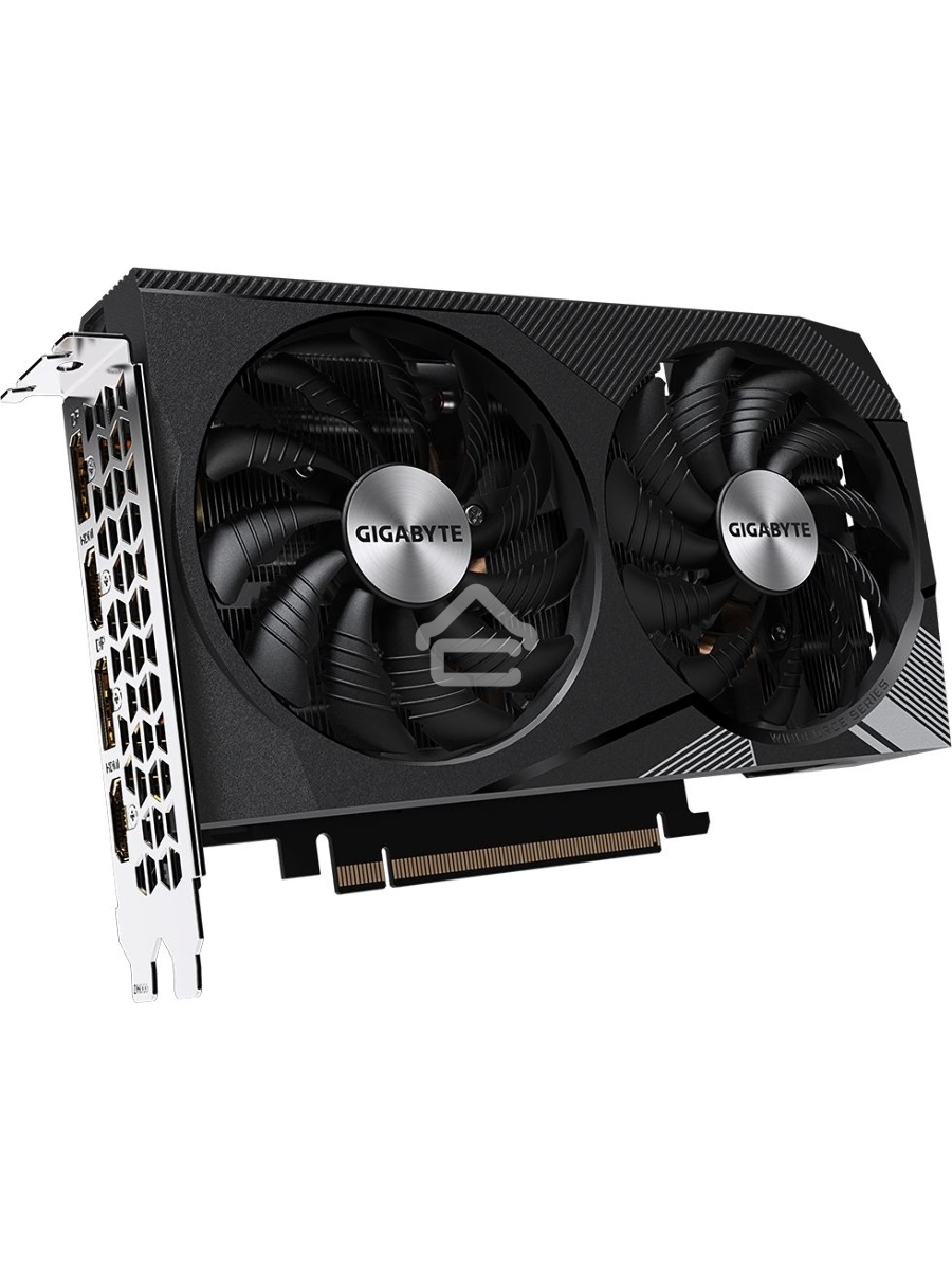Видеокарта Gigabyte GV-N3060WF2OC-12GD (V2.0) PCIE16 12288Mb 192 GDDR6 1792/15000 HDMIx2 DPx2 HDCP Ret