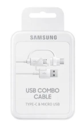 Кабель Samsung EP-DG930DWEGRU USB-microUSB/USB Type-C белый 1.5м