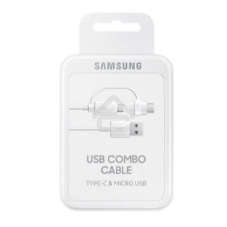Кабель Samsung EP-DG930DWEGRU USB-microUSB/USB Type-C белый 1.5м