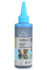 Чернила Cactus CS-EPT6735 светло-голубой (100мл) Epson L800