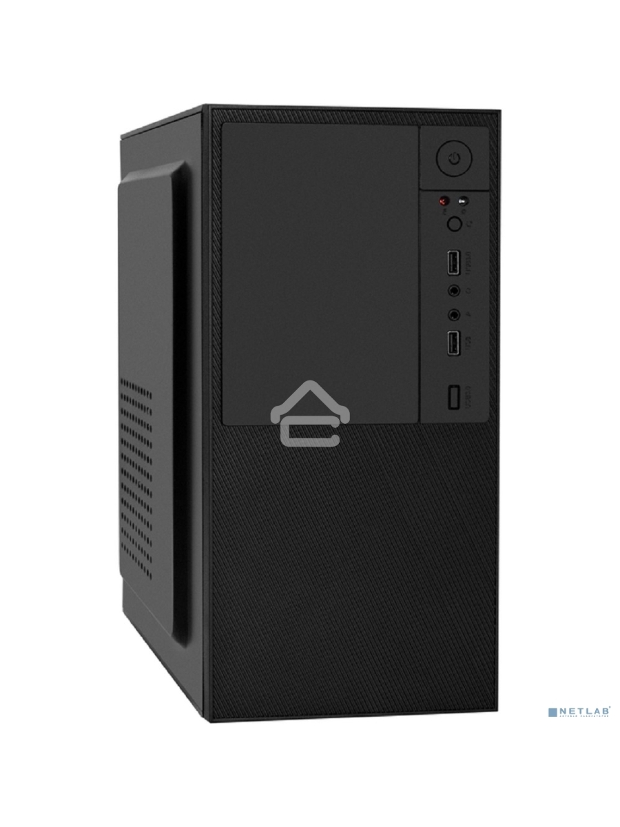 Компьютерный корпус Minitower ExeGate BAA-308-AAA350 (mATX, БП AAA350 с вент. 8см, 2*USB, HD Audio, черный)