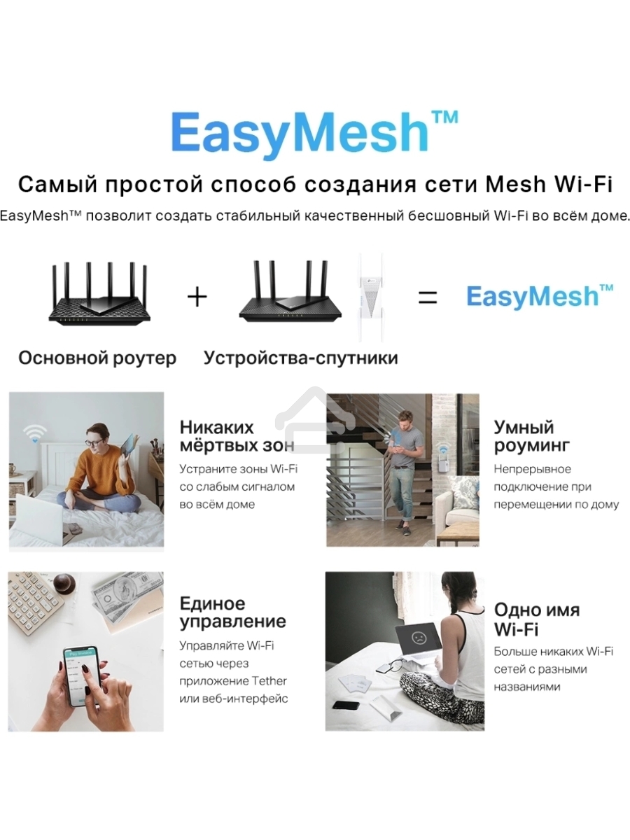 Двухдиапазонный гигабитный TP-Link Archer AX55 Pro AX3000 Wi-Fi 6 роутер