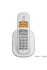 Радиотелефон teXet TX-D4505A Dect белый-серый