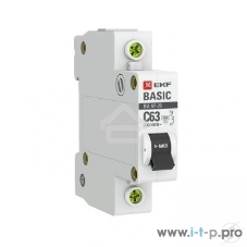 Выключатель автоматический EKF mcb4729-1-40C 1P 40А (C) 4,5кА ВА 47-29 EKF Basic