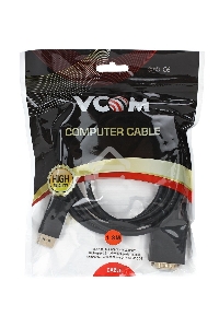 Кабель-переходник DisplayPort --> VGA_M/M 1,8м VCOM <CG607-1.8M>