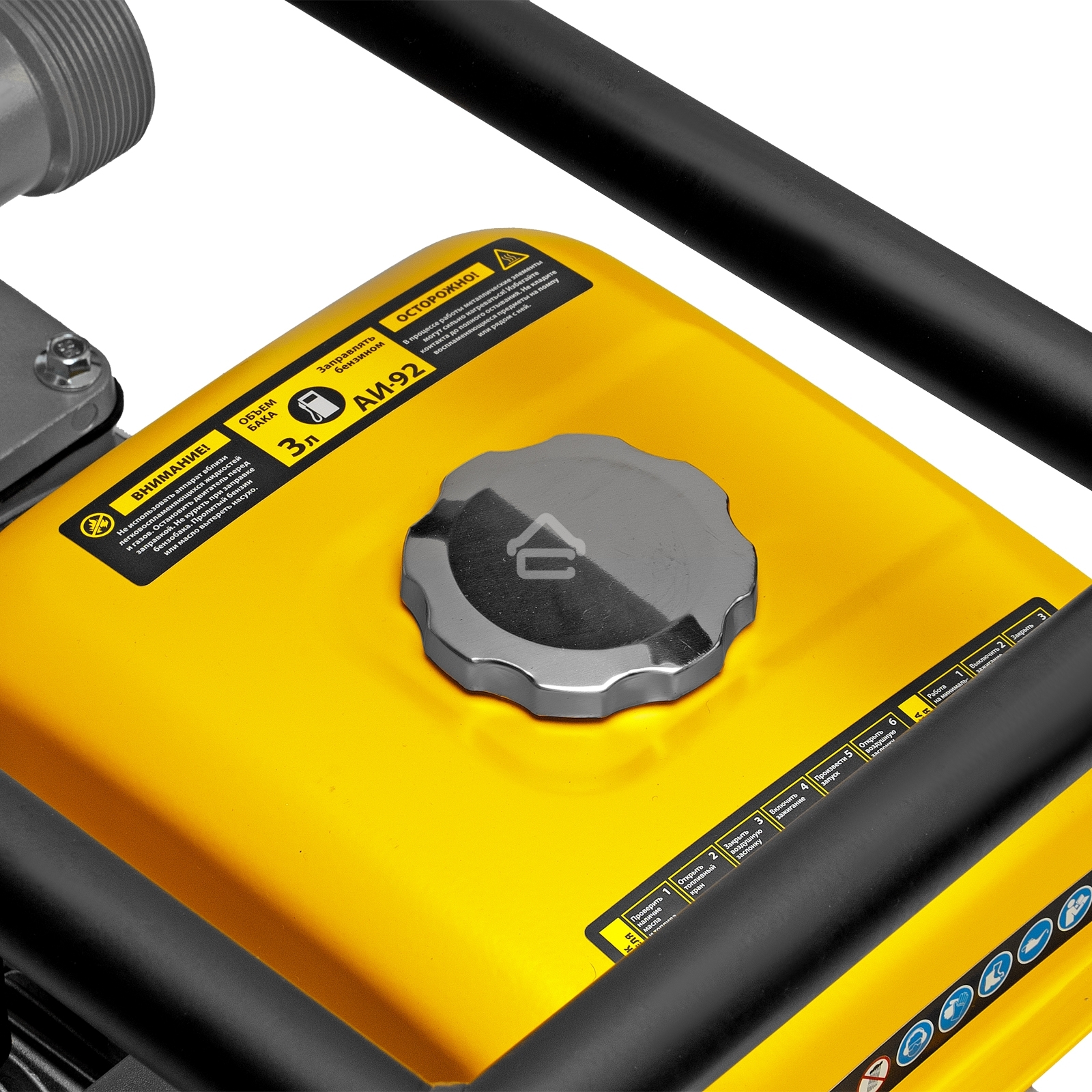 Мотопомпа бензиновая для чистой воды Denzel PX-50, 7 л.с., 2