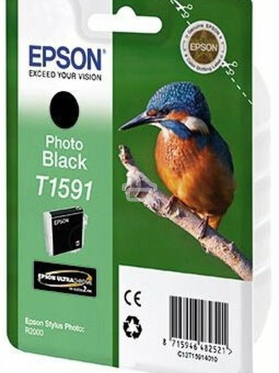 Картридж струйный Epson C13T15914010 фото черный (850 стр) для Epson St Ph R2000