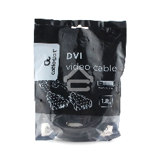 Кабель DVI-D dual link Cablexpert CC-DVI2L-BK-6, 25M/25M, 1.8м, CCS, черный, экран, феррит.кольца, пакет
