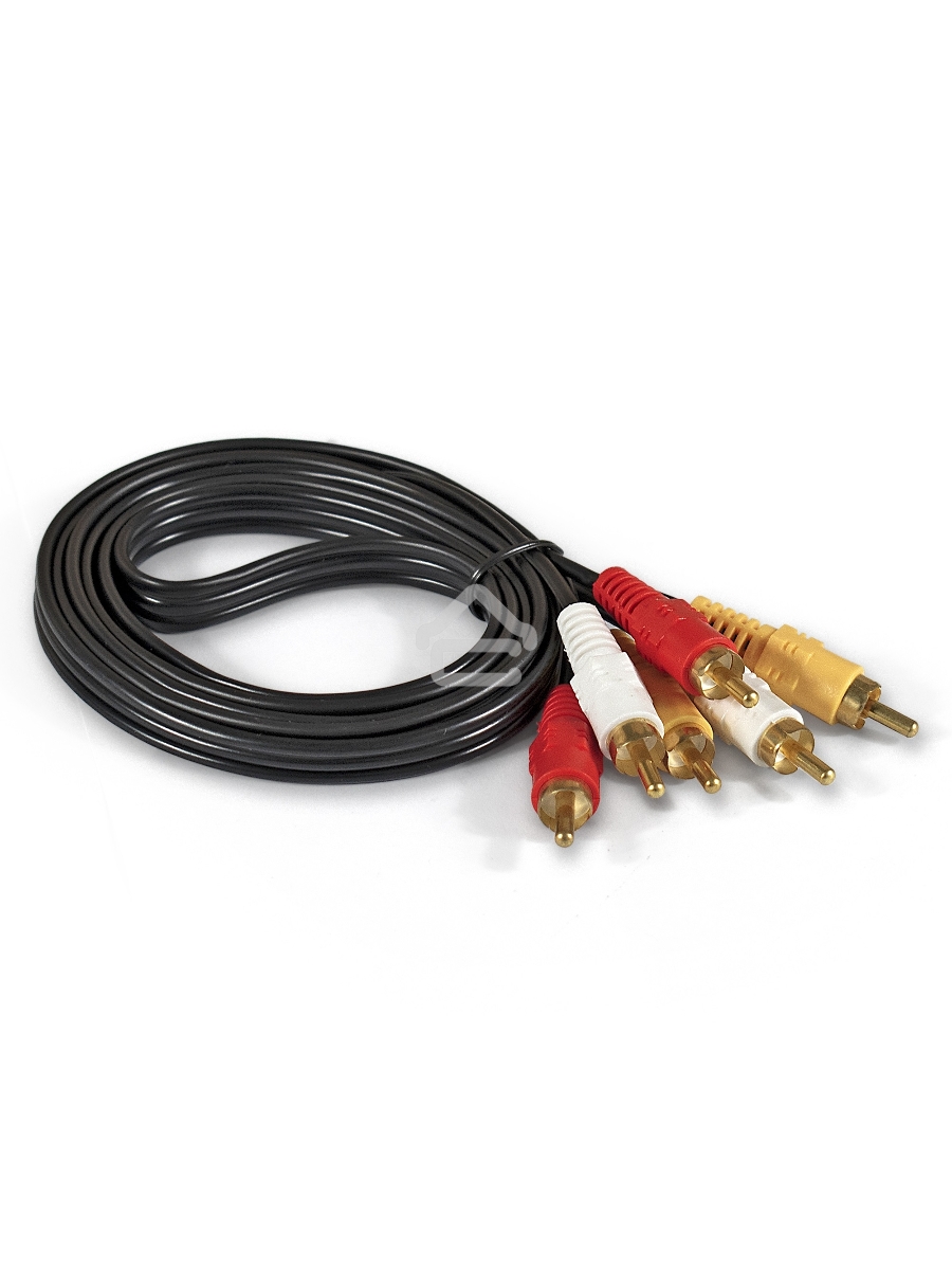 Кабель аудио Exegate EX284947RUS EX-CCV-539-1.5 (3xRCA M/3xRCA M, 1,5м)