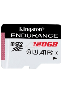 Флеш карта microSD 128GB Kingston microSDНC Class 10 A1 UHS-I Endurance 95R/45W  Card Only