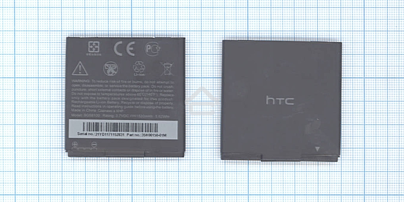 Аккумуляторная батарея BG58100 для HTC Sensation 4G G143.7 V 5.62Wh