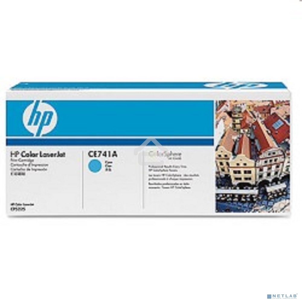 Картридж лазерный HP CE741A голубой Color LJ CP5225 (7300стр.)