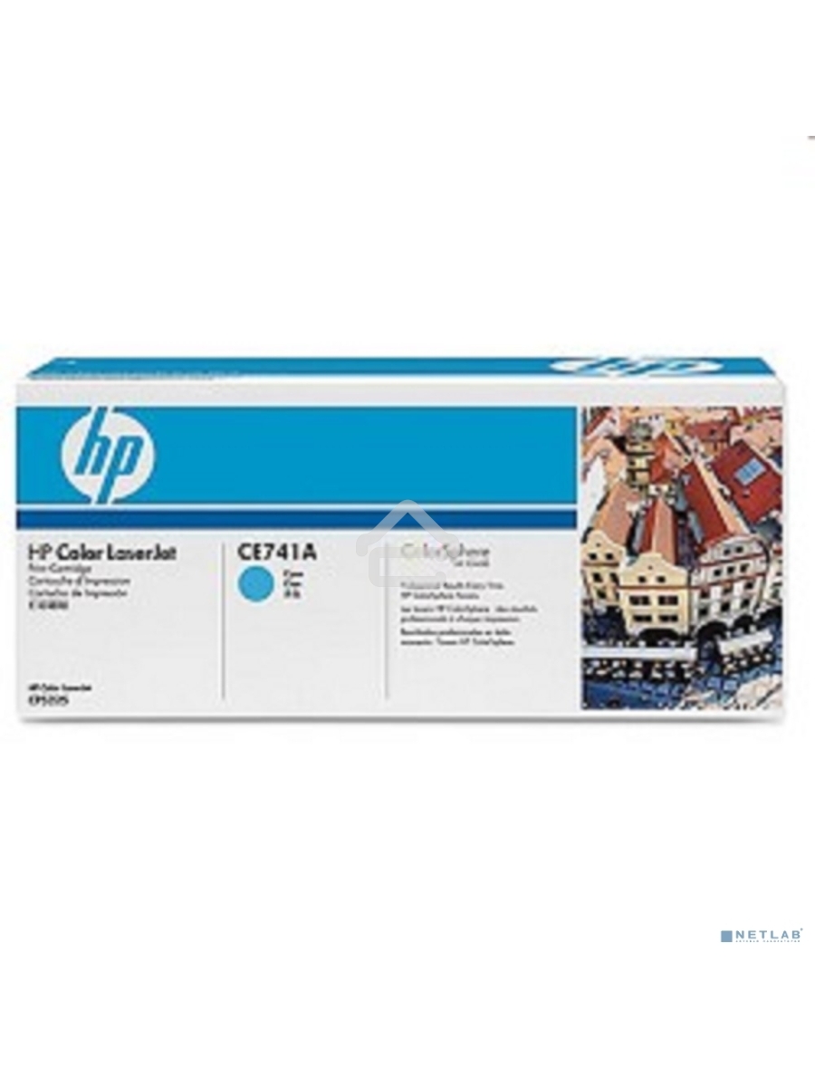 Картридж лазерный HP CE741A голубой Color LJ CP5225 (7300стр.)
